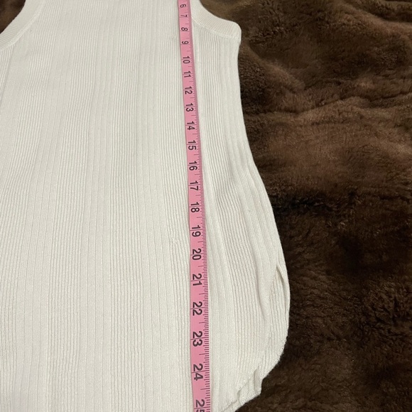 Michael Kors and Moussy Cashmere Blend Cream Tanks - Picture 6 of 16